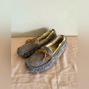 UGG Women’s Dakota Wool-Lined Suede Slippers